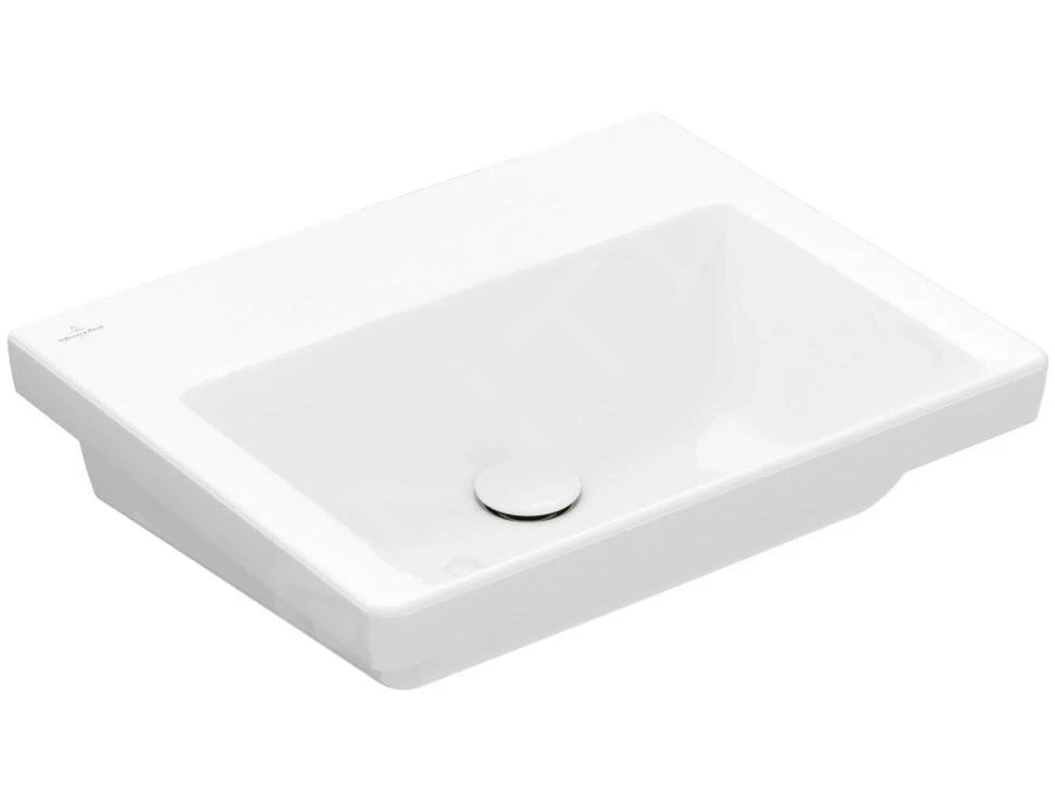 Villeroy & Boch Subway 3.0 - Wastafel 550x440 Mm, Zonder Overloop, Zonder Kraangat, Alpine Wit 4A705801