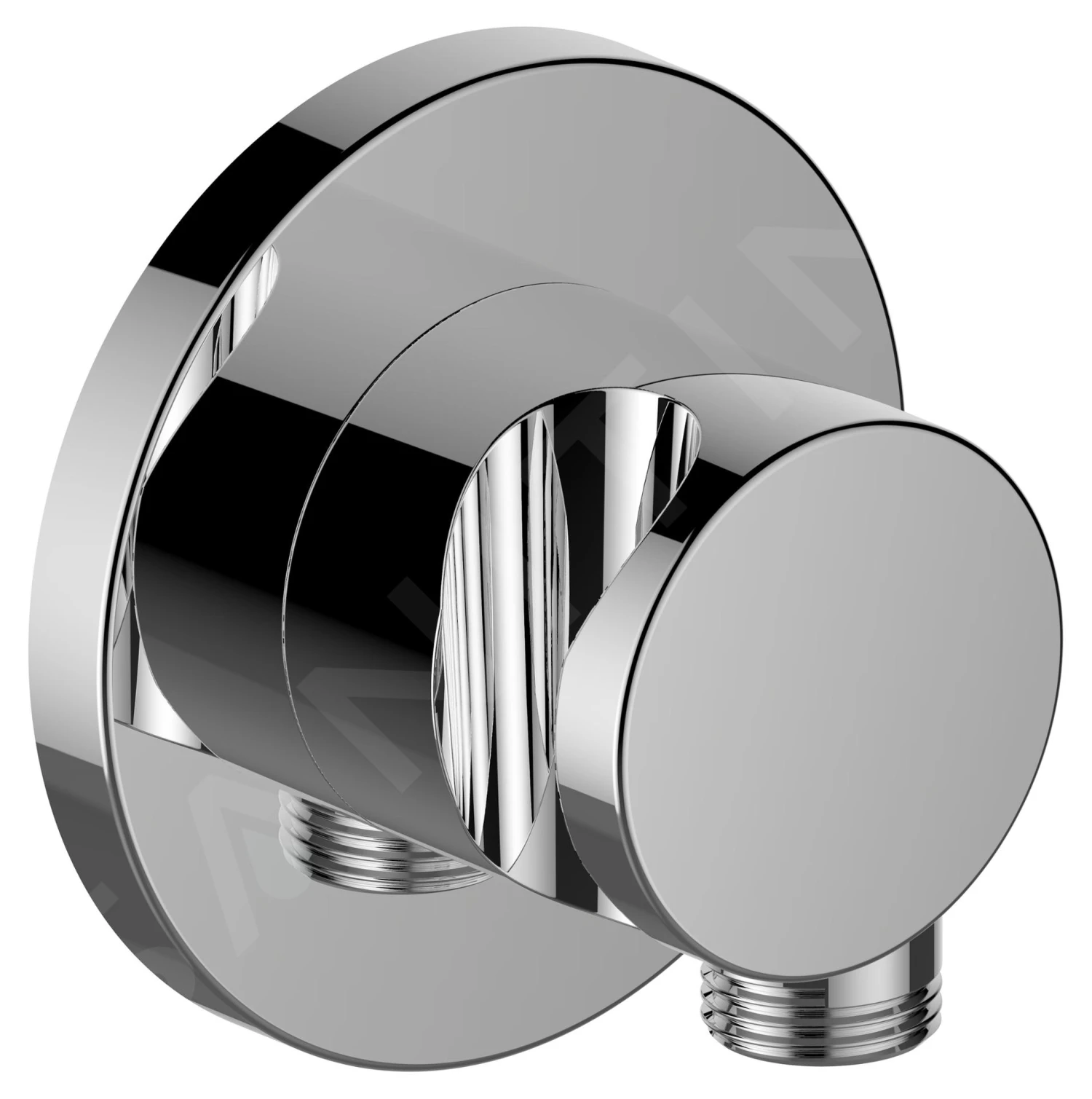 Keuco IXMO - Wandaansluitbocht Met Houder, Chroom 59592010001