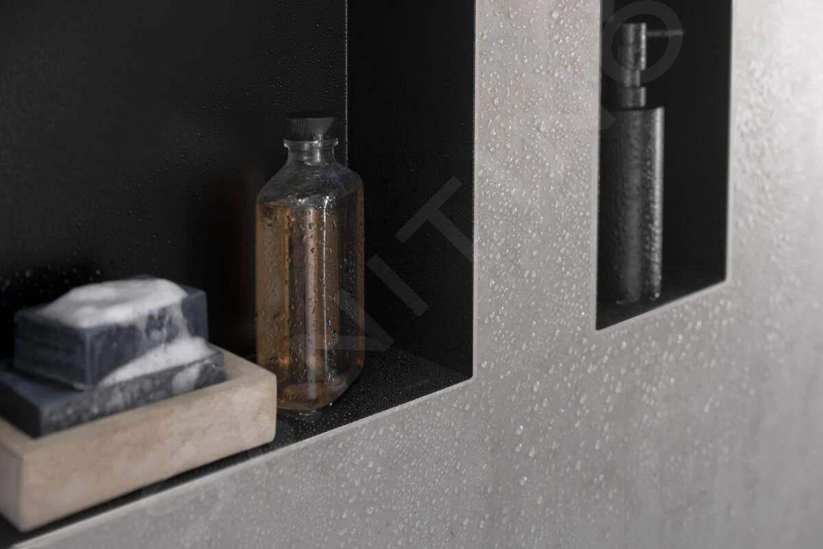 Hansgrohe XtraStoris Minimalistic - Inbouwnis, 300x150x140 Mm, Mat Zwart 56076670 - Afbeelding 4