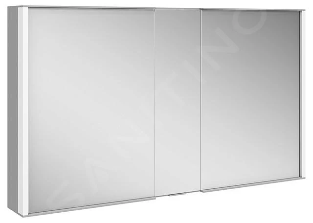 Keuco Royal Match - Spiegelkast Met LED-verlichting, 1200x700x160 Mm, Zilver Geanodiseerd 12804171311