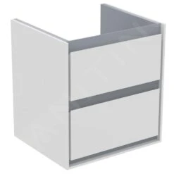 Ideal Standard Connect Air - Wastafelonderkast 480x409x517 Mm, Glanzend Wit/mat Lichtgrijs Lak E1607KN