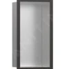 Hansgrohe XtraStoris Individual - Inbouwnis Met Designlijst, 300x150x100 Mm, Geborsteld Rvs/geborsteld Zwart Chroom 56094340