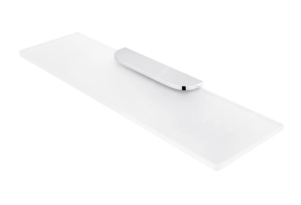 Nimco Nikau - Plank, Lengte 500 Mm, Mat Glas/chroom NK 30091B-50-26