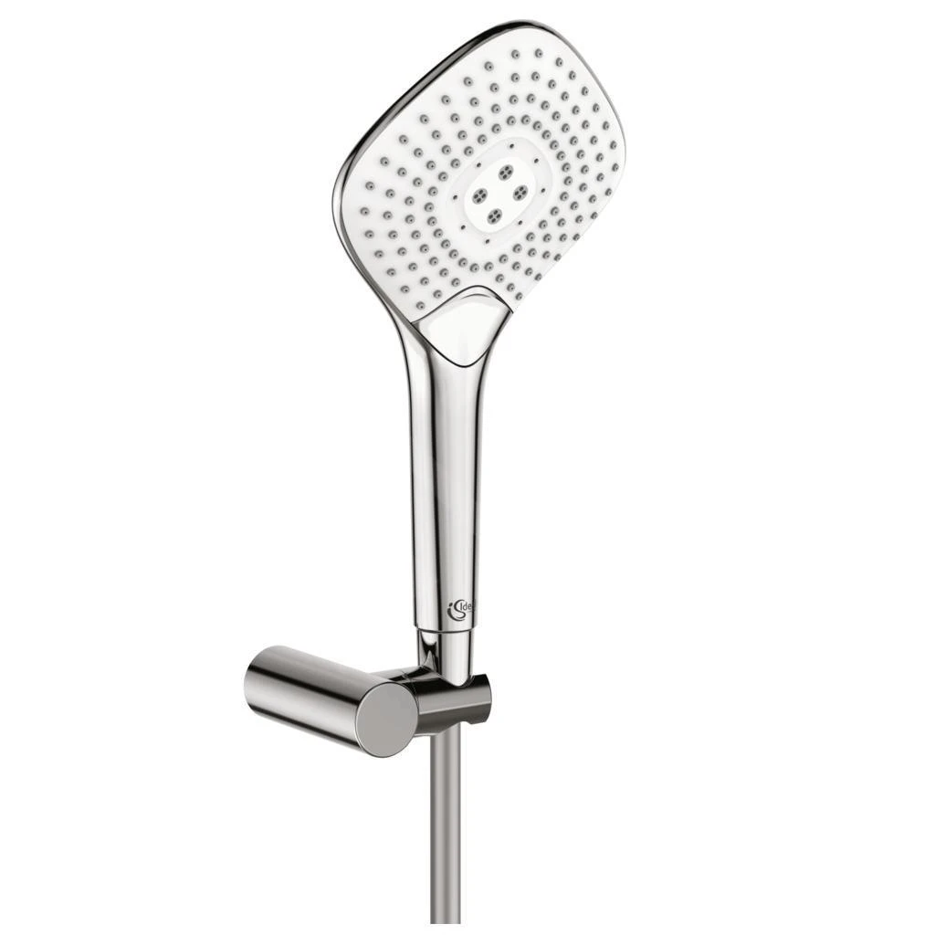 Ideal Standard Idealrain Evo Jet - Doucheset Met Handdouche, 3 Straalsoorten, Douchehouder En Doucheslang, Chroom B2460AA