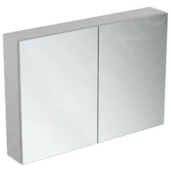 Ideal Standard Mirror&Light - Spiegelkast Met LED Verlichting En Inlegplank, 1000x700 Mm, Aluminium T3498AL
