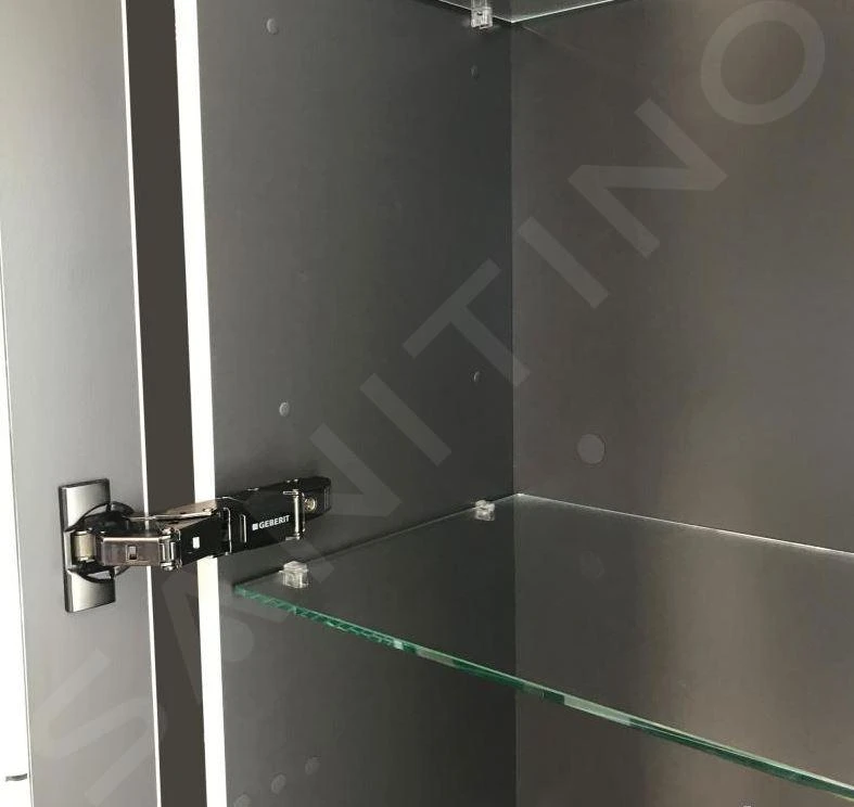 Geberit Smyle Square - Hoge Badkamerkast 1180x360 Mm, Noot 500.361.JR.1 - Afbeelding 6