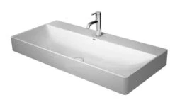 Duravit DuraSquare - Wastafel 1000x470 Mm, Met 1 Kraangat, DuraCeram, Alpine Wit 2353100041