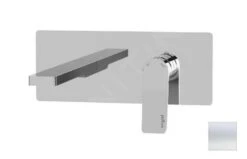 Paffoni Tilt - Inbouw Wastafelkraan Incl. Inbouwdeel, Mat Wit TI106BO